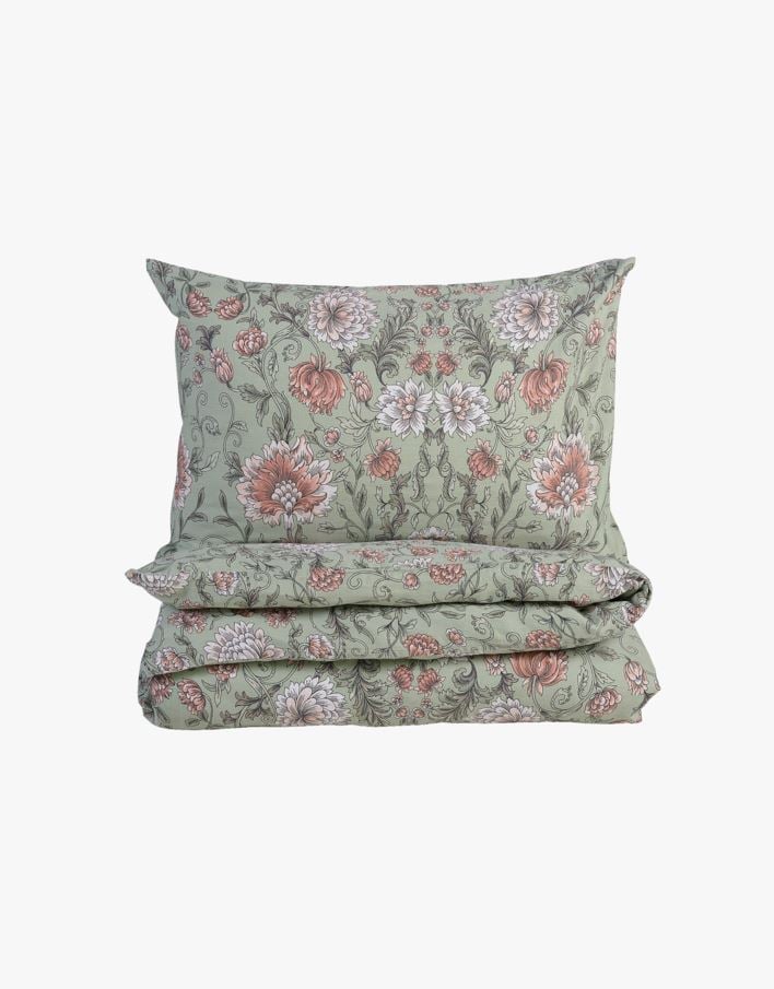 Påslakanset i satin multi - 150x210 cm multi - 1