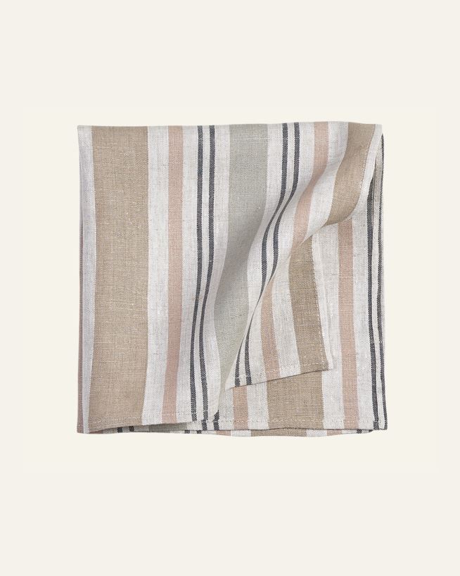 Linneservett multi - 45x45 cm multi - 1