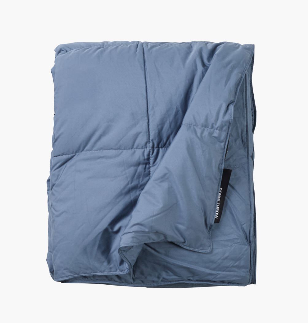 Dunpläd mörkblå - 2