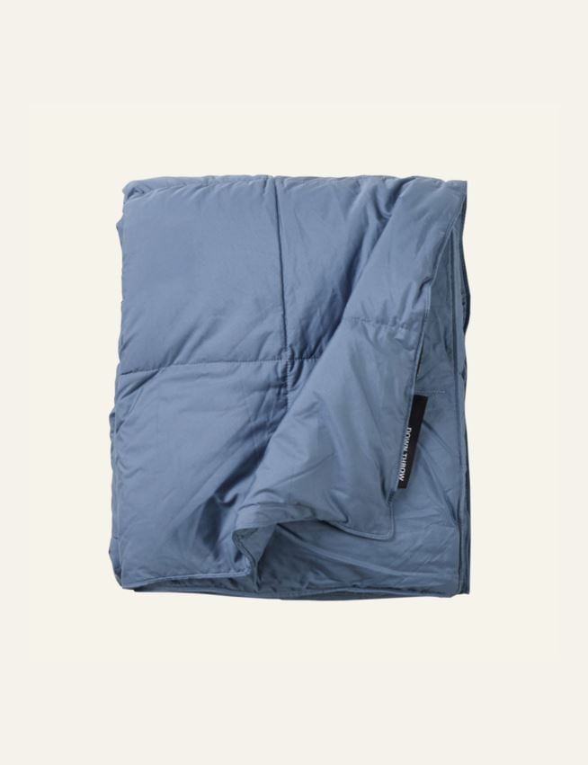 Dunpläd mörkblå - 2