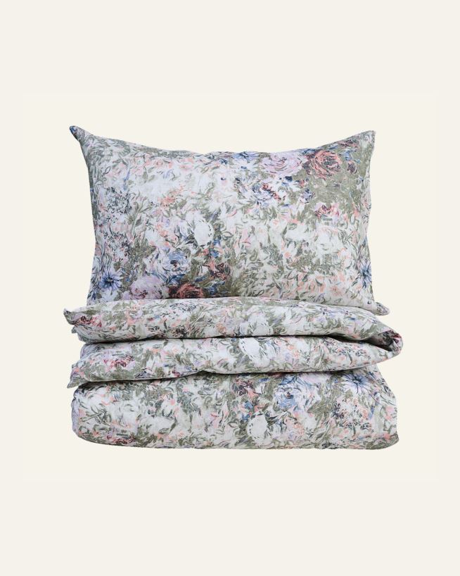 Påslakanset i satin multi - 150x210 cm multi - 1
