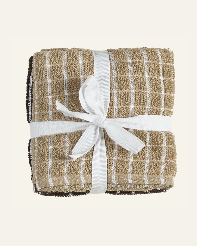 2-pack kökshanddukar beige - 50x70 cm beige - 1