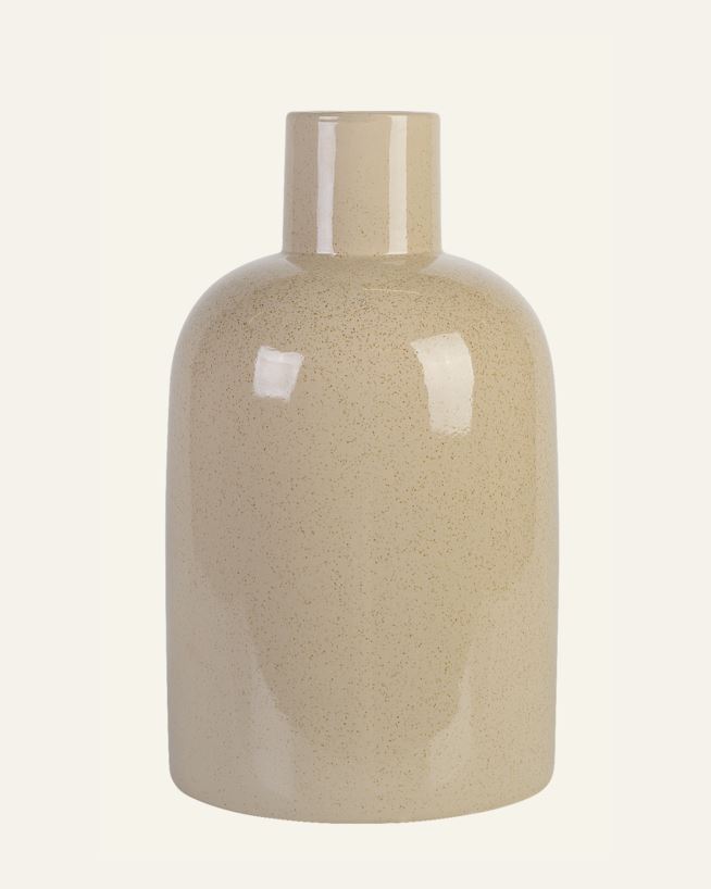 Vas ljusbeige - 20,2x20,2x34 cm ljusbeige - 1