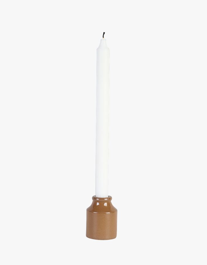 Ljusstake brun - 5,7x5,7x7,4 cm brun - 1
