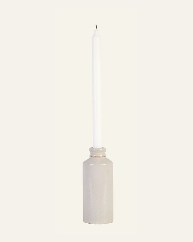 Ljusstake offwhite - 7,5x7,5x17,2 cm offwhite - 1