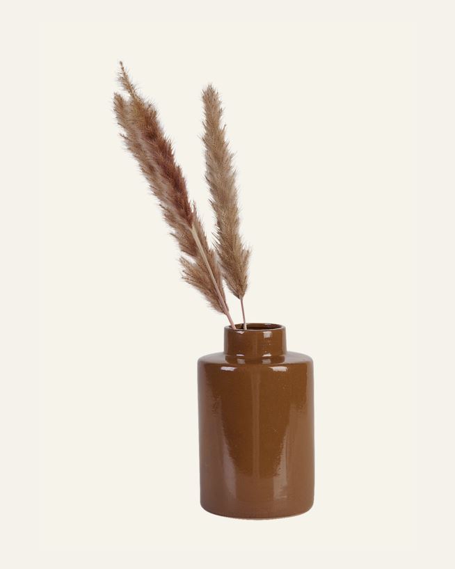 Vas brun - 11,3x11,3x18 cm brun - 1