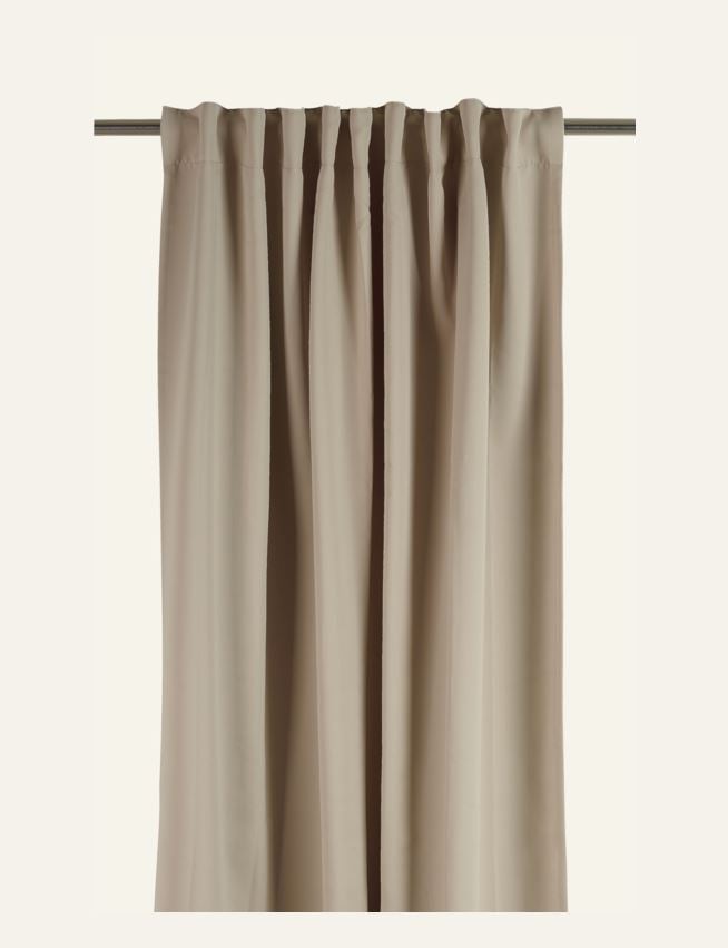 Ljusdämpande gardin beige - 2