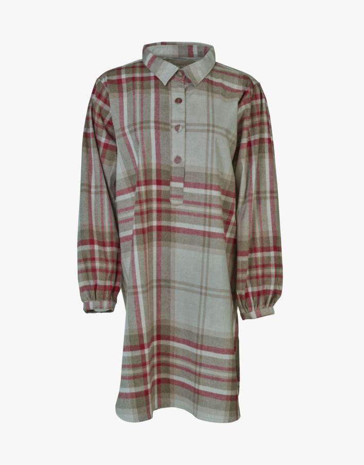 Nattskjorta röd - L/XL röd - 1