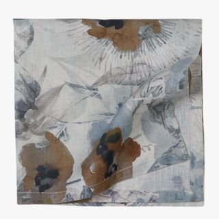 Hemtex | Floral Tygservett Brun - 45x45 Cm