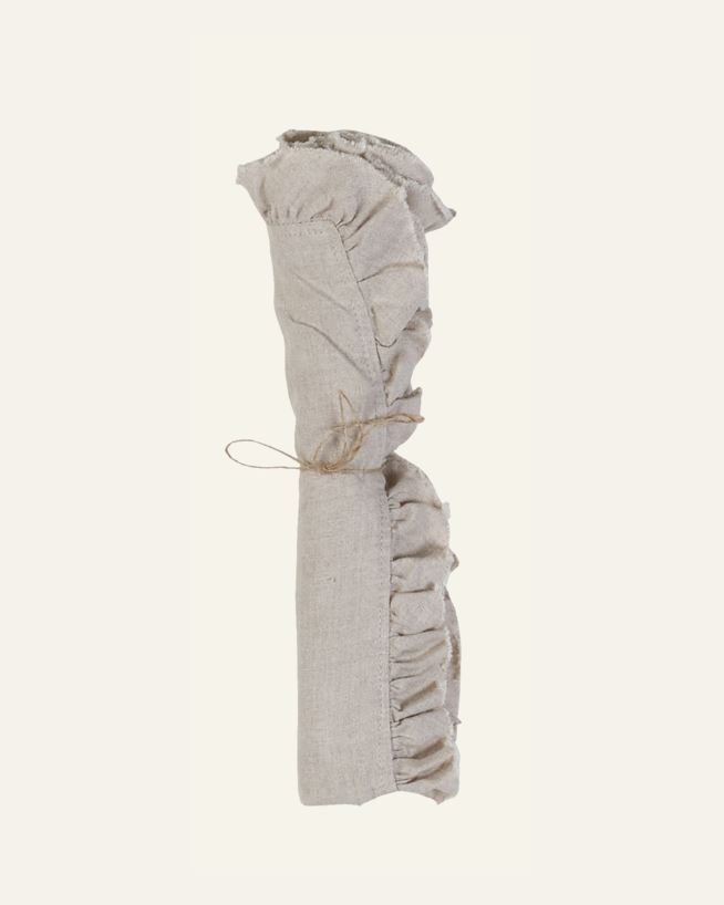 Linneservett natur - 46x46 cm natur - 1