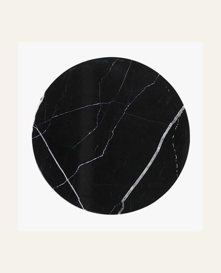 Grytunderlägg svart - 19x19x1,4 cm svart - 1