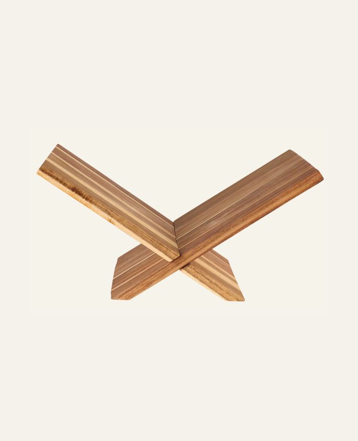 Bokstöd natur - 37x25x17 cm natur - 1