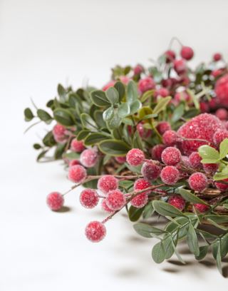 Red berry krans multi/röd