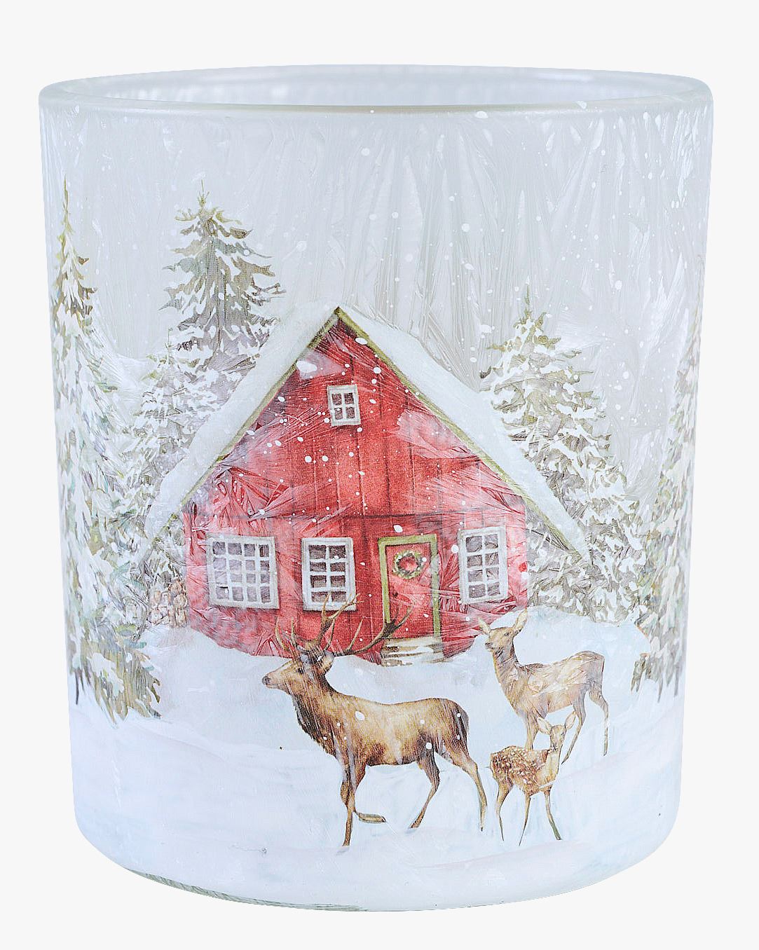Värmeljushållare multi/röd - 2