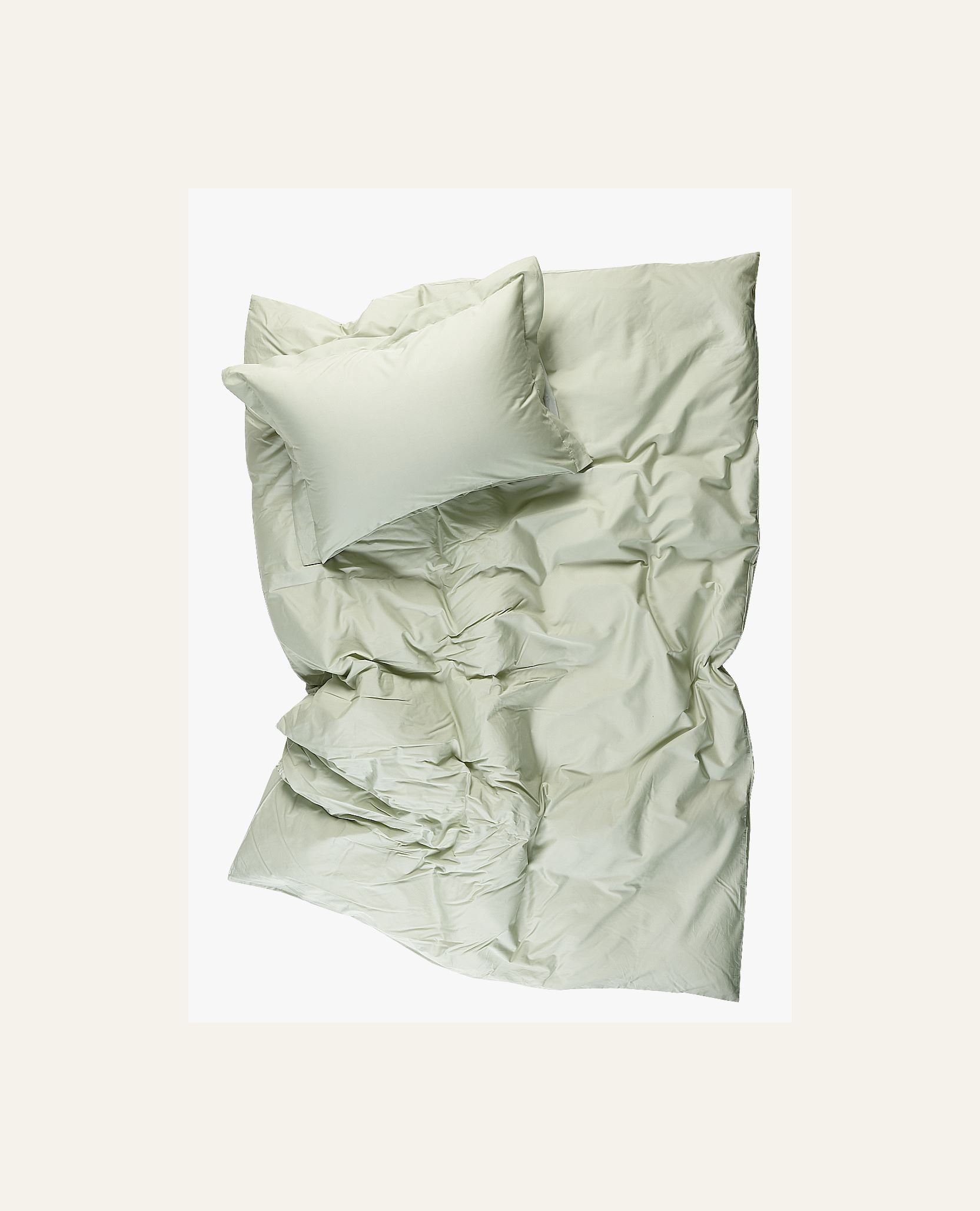 Påslakanset i percale lindblomsgrön - 2