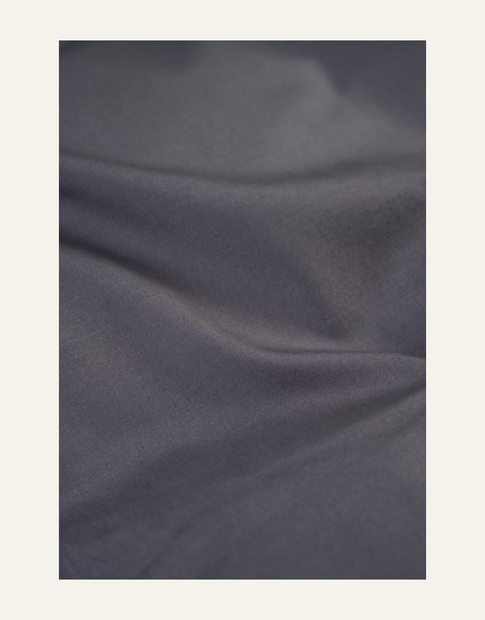 Påslakanset i percale mörkgrå - 2