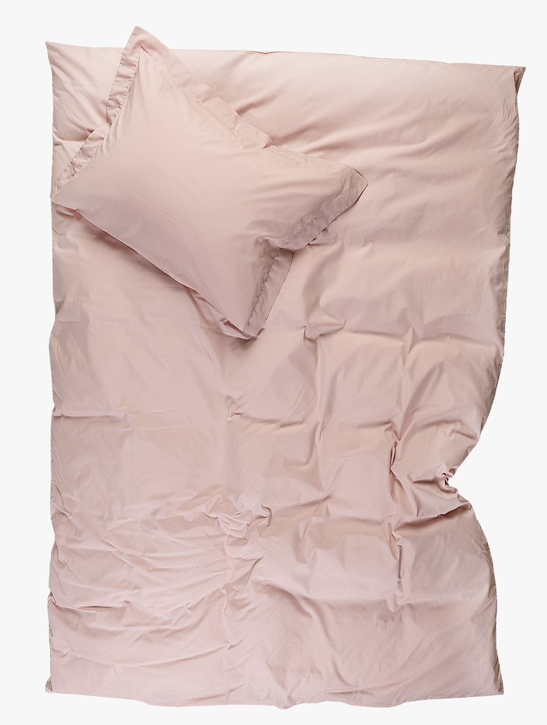 Påslakanset i percale puderrosa - 2