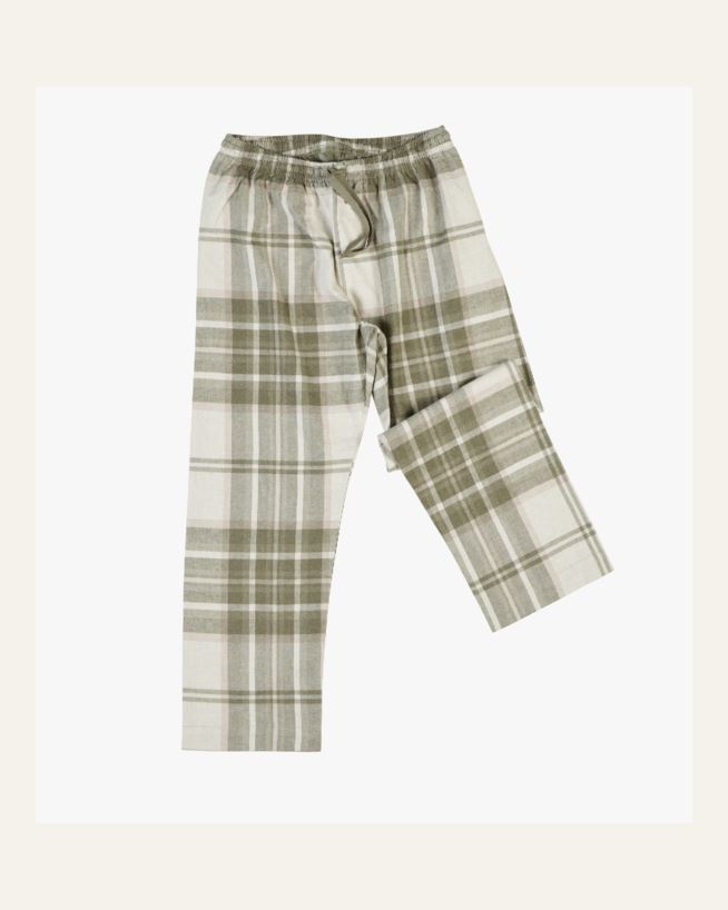 Pyjamasbyxor olivgrön - one size olivgrön - 1