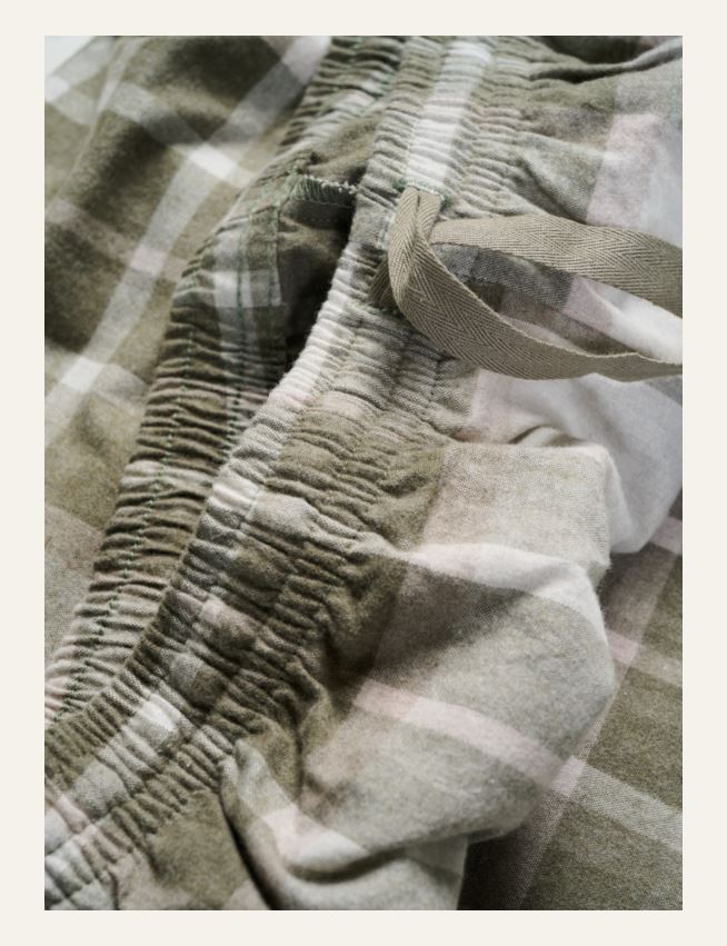 Pyjamasbyxor olivgrön - 2