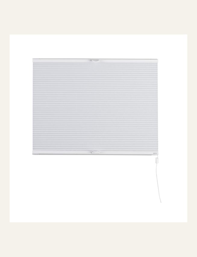 Basic upp&ned dubbel plisségardin 25mm multi - 2