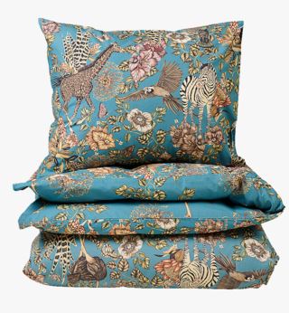 NW Savannah påslakanset  multi/blå