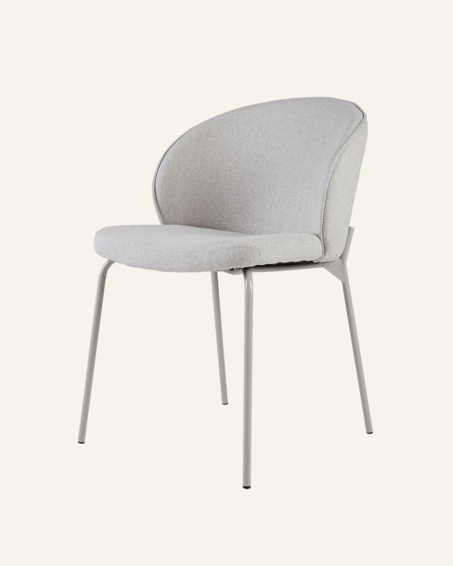 Matstol ljusbeige - 57x49.5x80 cm ljusbeige - 1