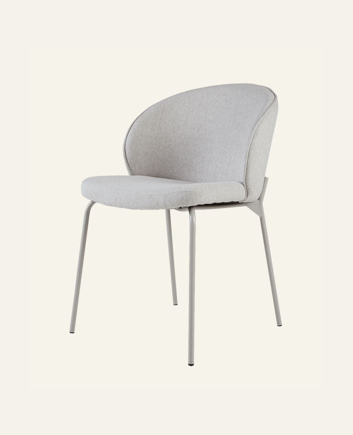 Matstol ljusbeige - 57x49.5x80 cm ljusbeige - 1