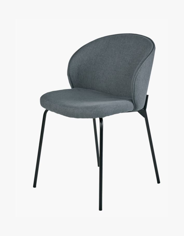 Matstol dimblå - 57x49.5x80 cm dimblå - 1