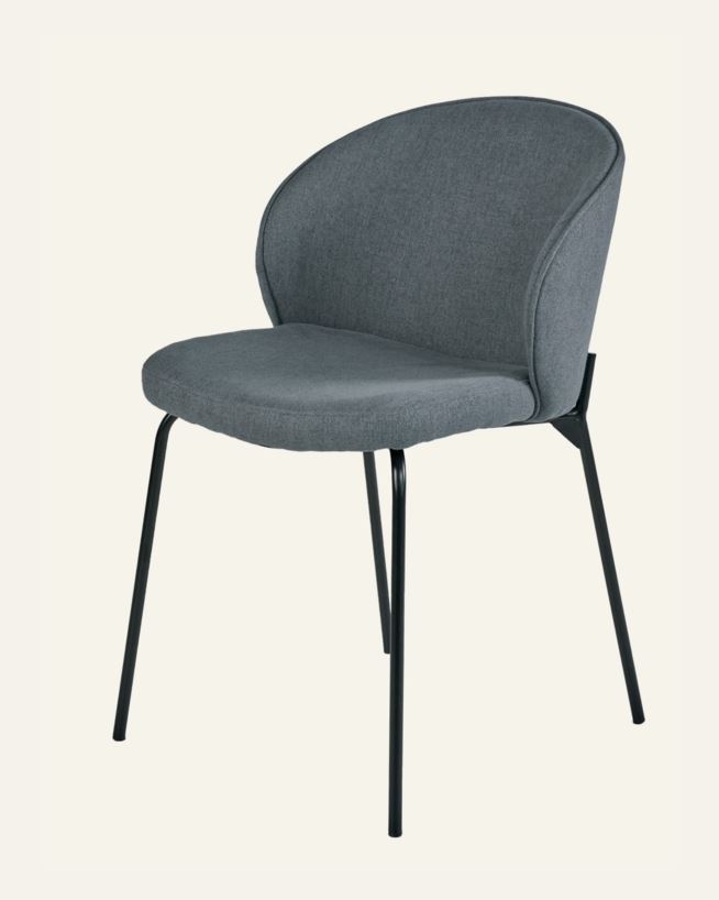 Matstol dimblå - 57x49.5x80 cm dimblå - 1