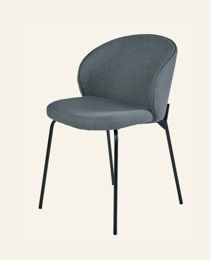 Matstol dimblå - 57x49.5x80 cm dimblå - 1