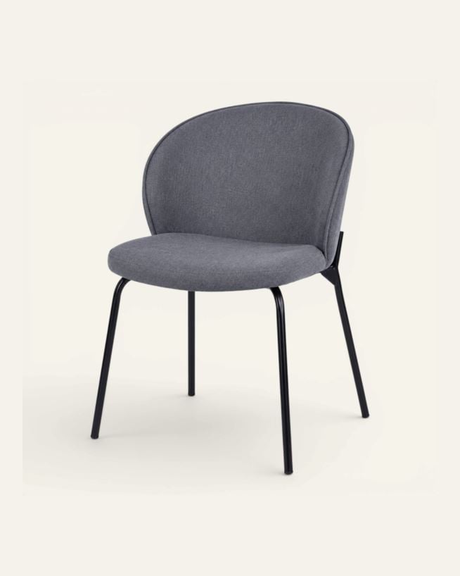 Matstol dimblå - 57x49.5x80 cm dimblå - 1