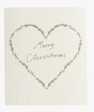 Merry Christmas disktrasa beige