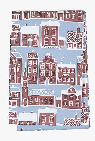 Gingertown vaxduk multi/brun