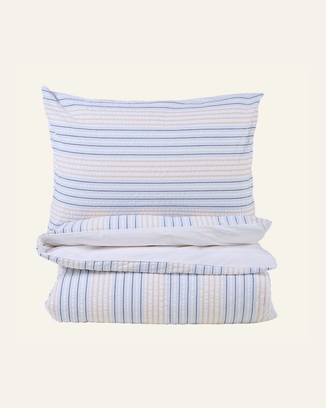 Påslakanset i bäckebölja multi/beige - 150x210+50x60 cm multi/beige - 1