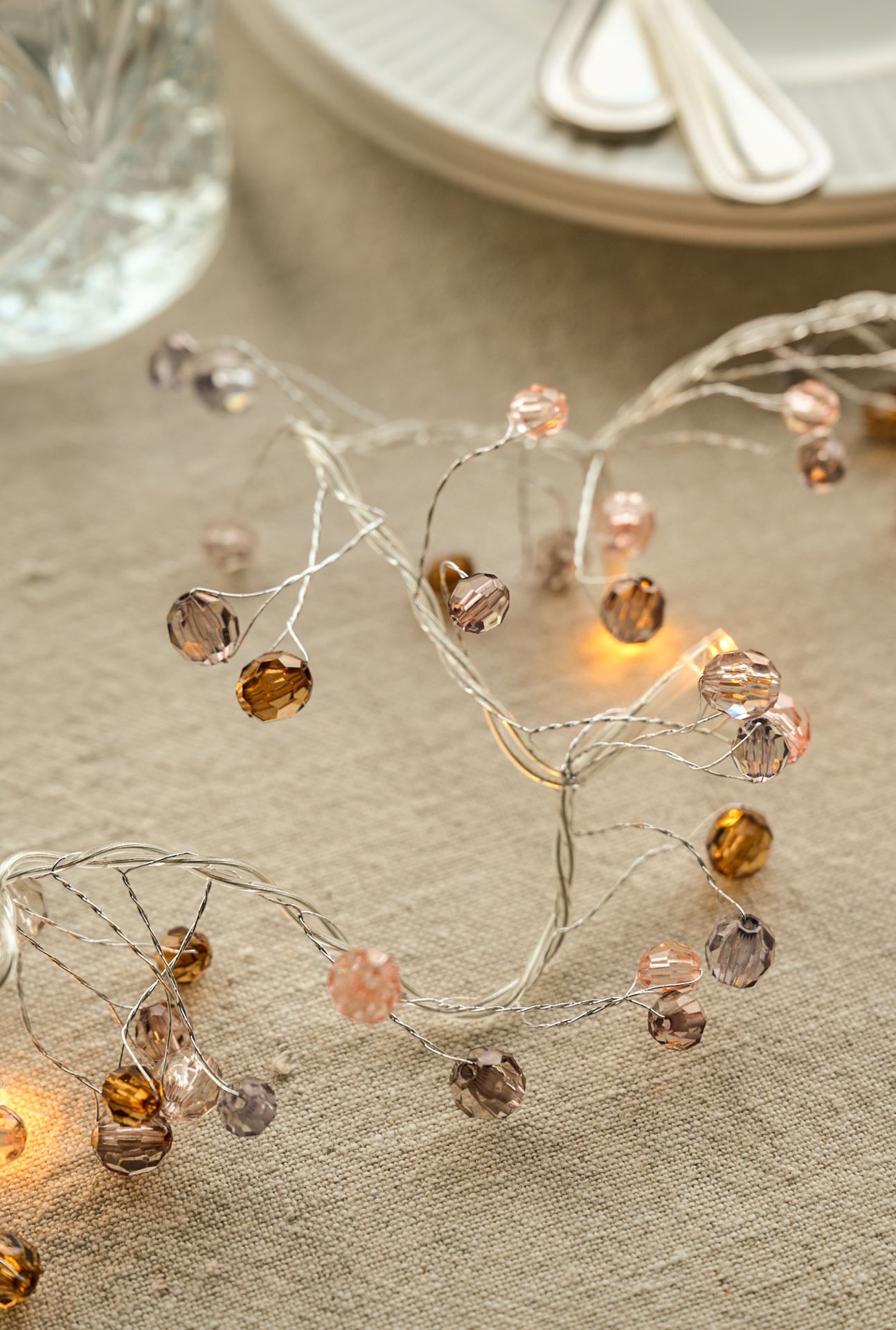 Led-ljusslinga champagne - 200 cm champagne - 1