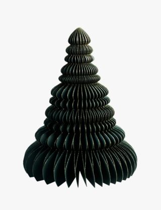 Papertrees dekoration mörkgrön