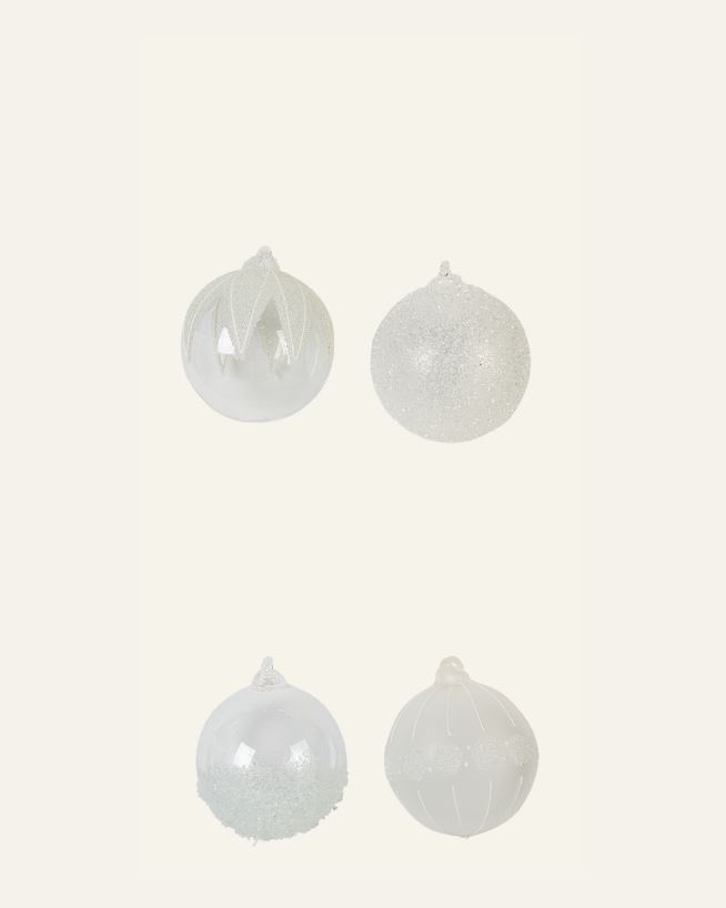 Julgranskulor vit - ø8 vit - 1