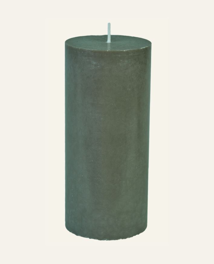 Blockljus valnöt - 6,8x15 cm valnöt - 1