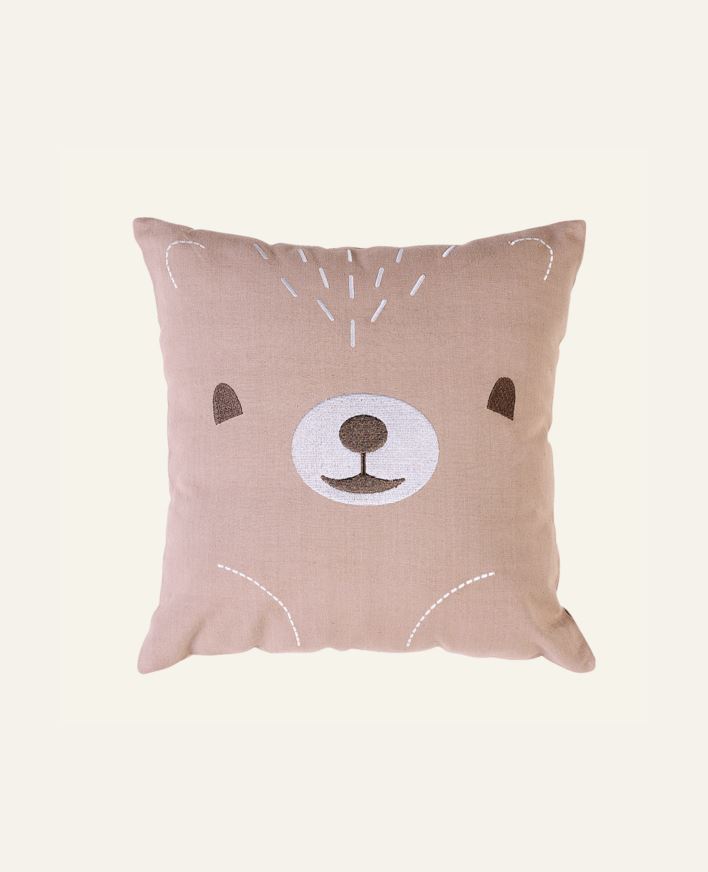 Prydnadskudde ljusbrun - 40x40 cm ljusbrun - 1