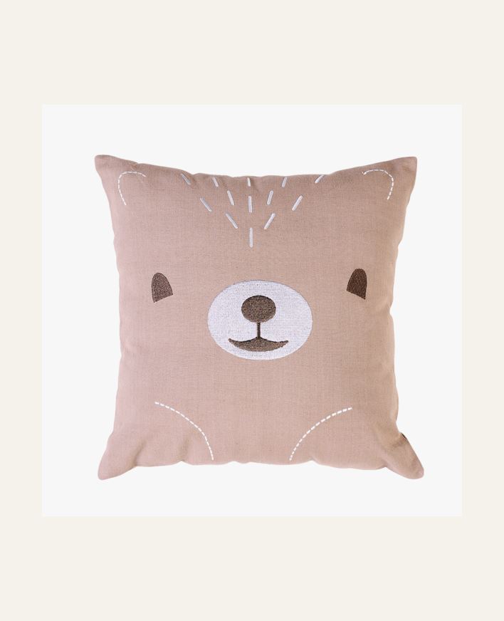 Prydnadskudde ljusbrun - 40x40 cm ljusbrun - 1