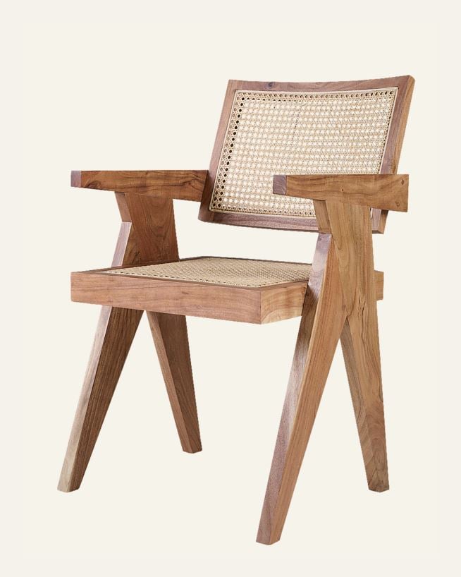 Stol natur - 56x53x84 cm natur - 1