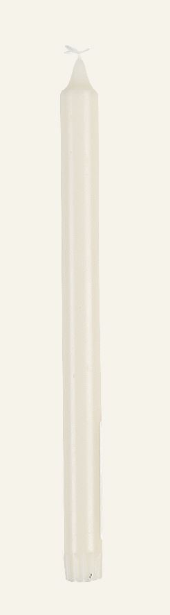 Premium stearin kronljus offwhite