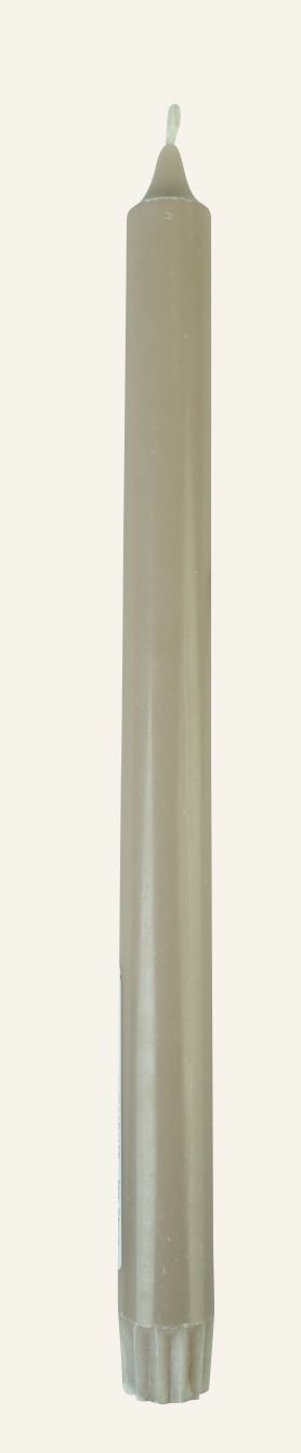 Premium stearin kronljus beige