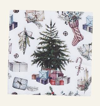 Christmas home cocktailservett multi