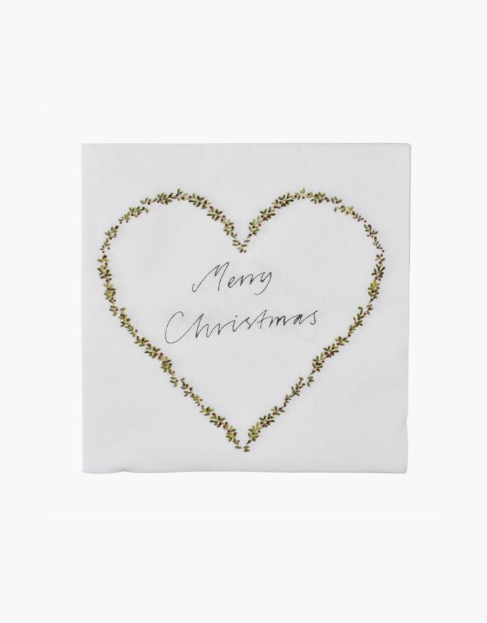 Middagsservetter multi/vit - 40x40 cm multi/vit - 1