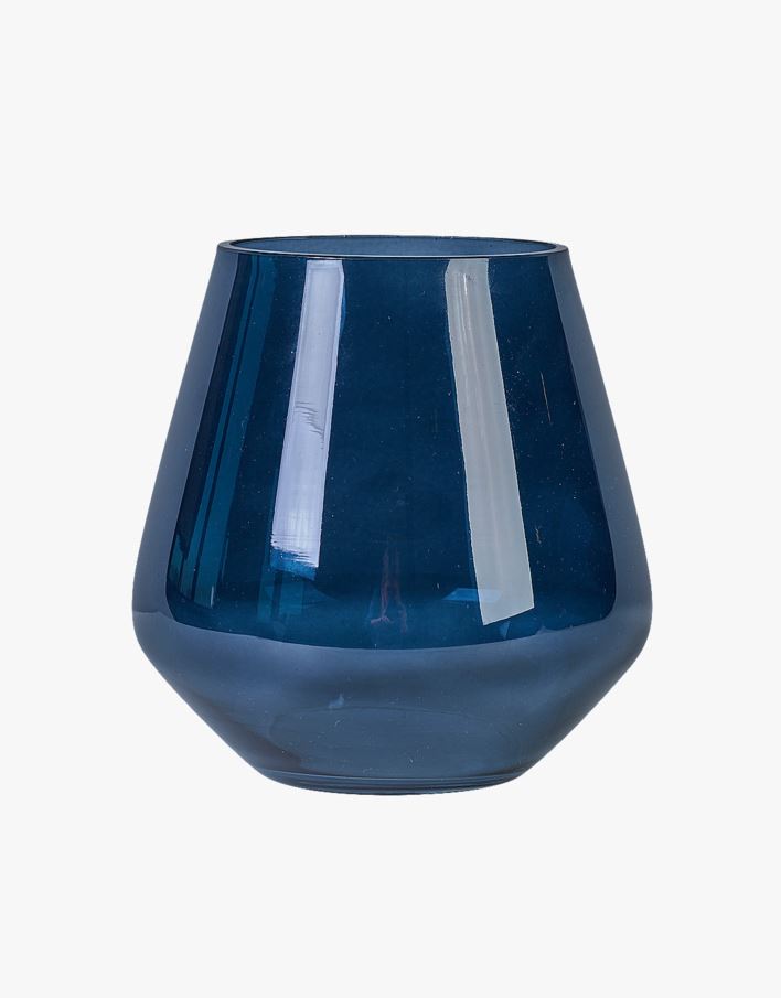 Värmeljushållare mörkblå - 10,5x10,5x11,5 cm mörkblå - 1