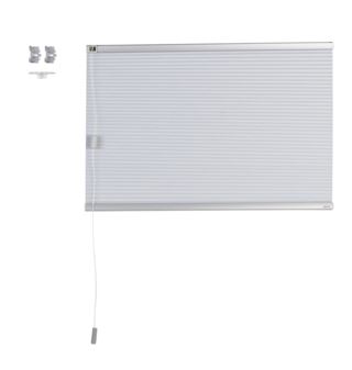 Made to measure premium dubbel plisségardin med snöre 25mm multi