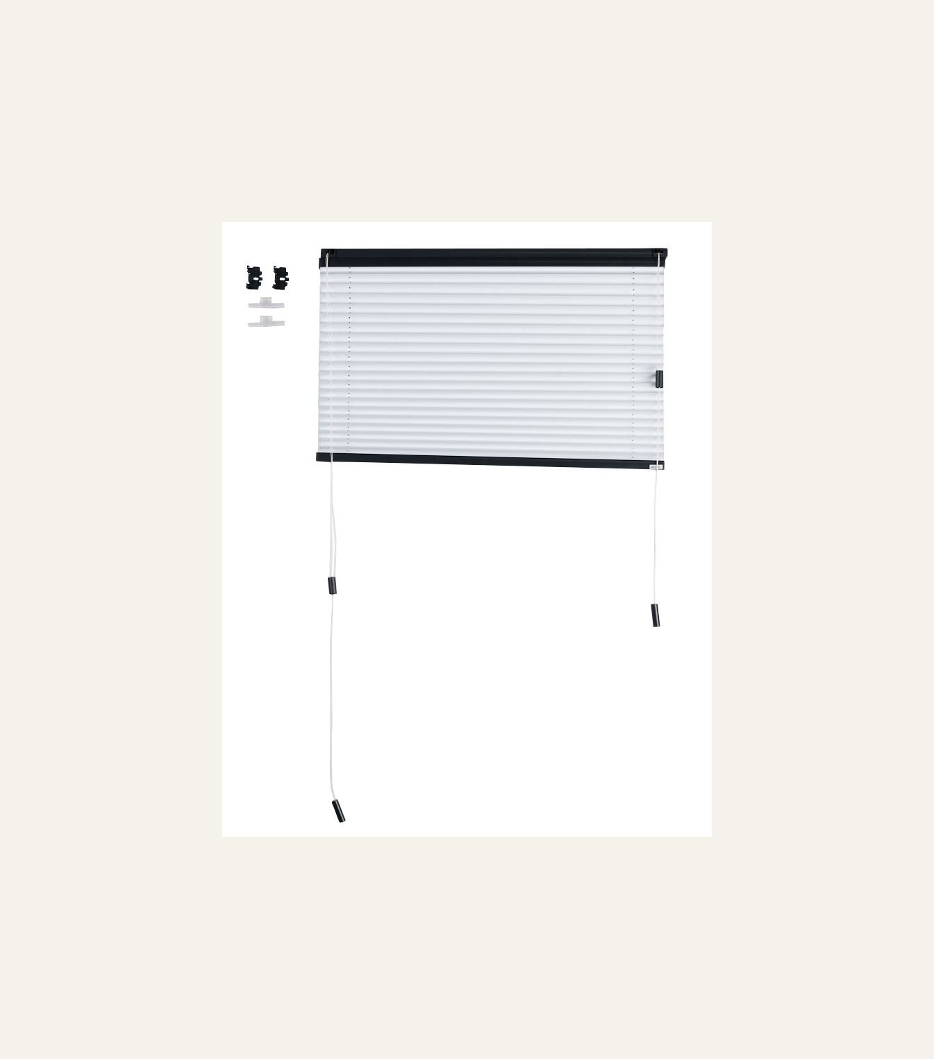 Premium upp&ned enkel plisségardin med snöre 25mm multi - 2