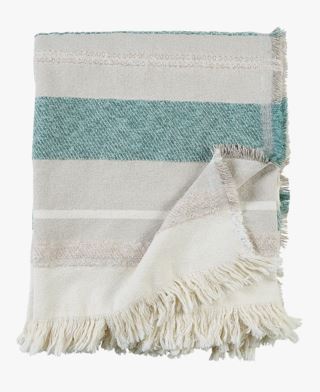 Hemtex | Stripy Pläd Grön - 135x170 Cm