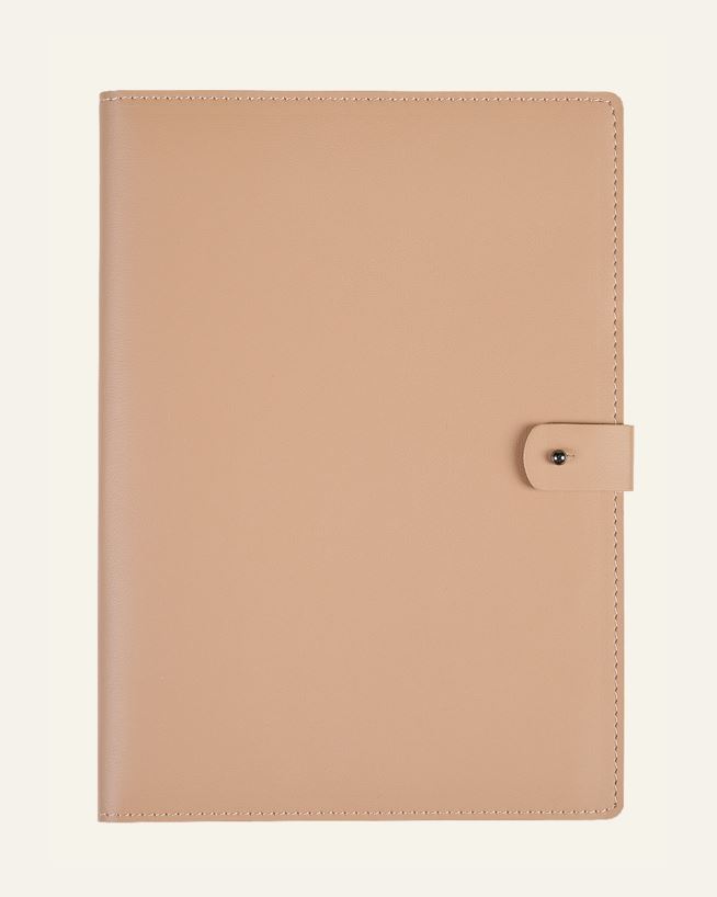 Anteckningsblock beige - 16x22x1 cm beige - 1